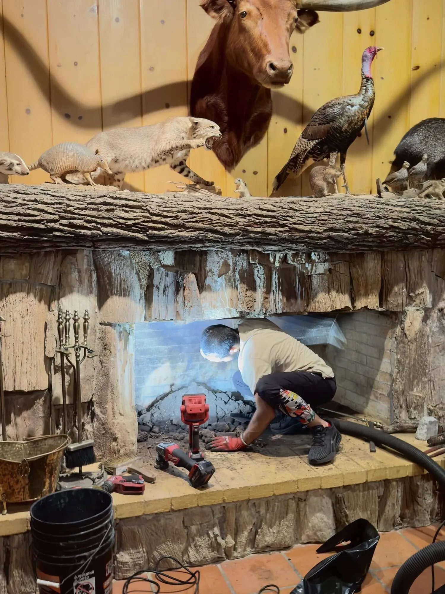 A chimney sweep in Horseshoe Bay: what one season of fires leaves behind