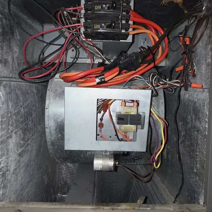 Furnace control board, Central Texas