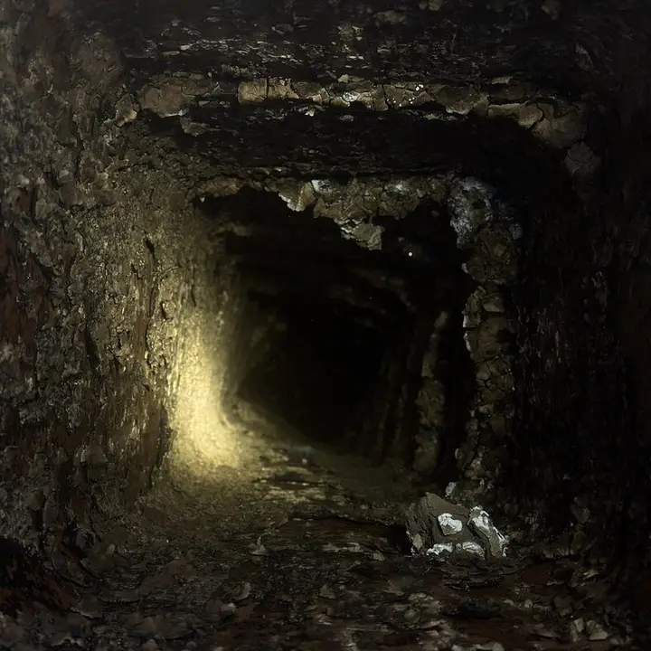 Flue before the sweep, Central Texas