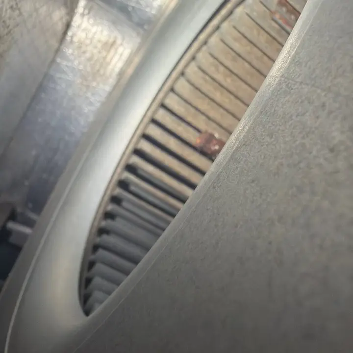 Dust on a register, Central Texas