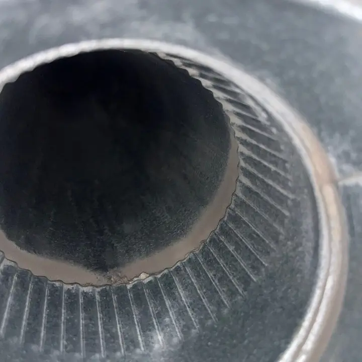 Inside the dryer duct, Central Texas