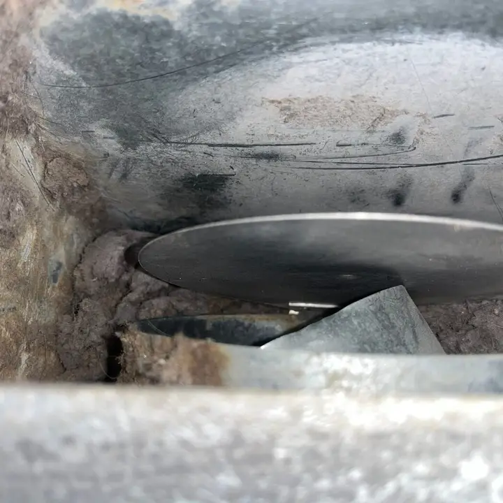 Roof dryer vent opened, Central Texas