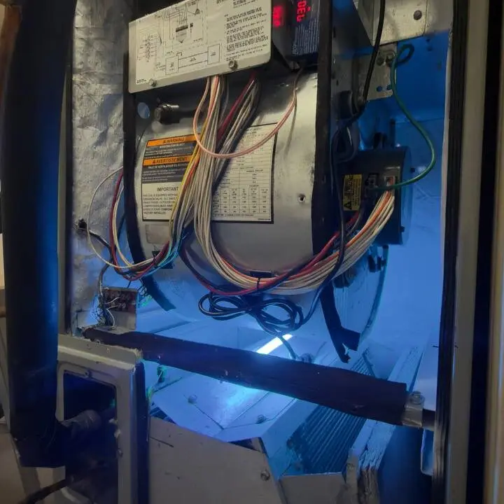 UV light in the furnace, Central Texas